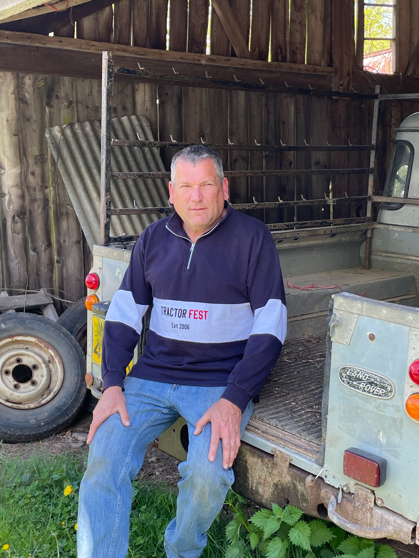 Tractor Fest - Zip Neck Sweatshirt