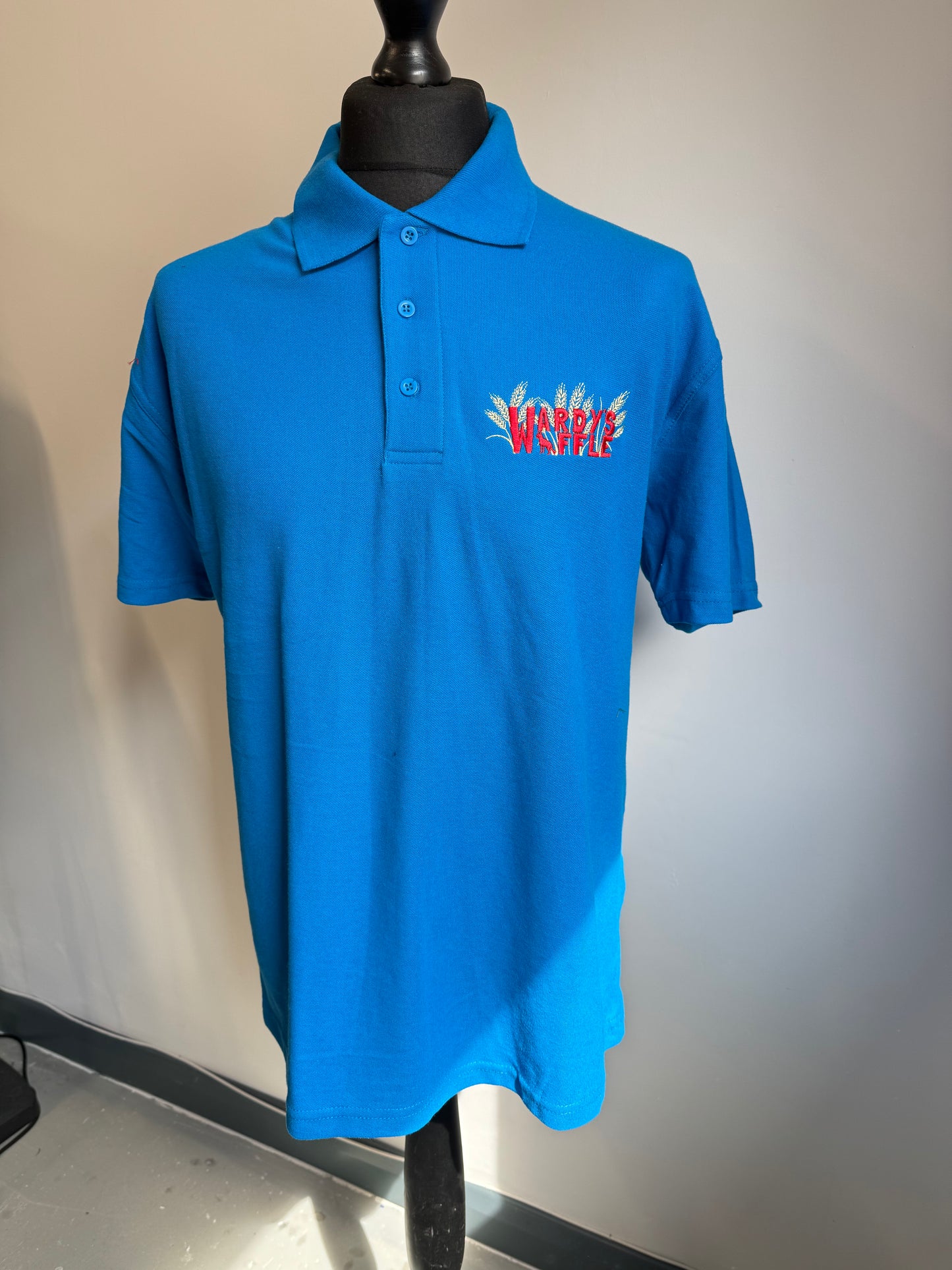 Wardy's Waffle Mens Polo
