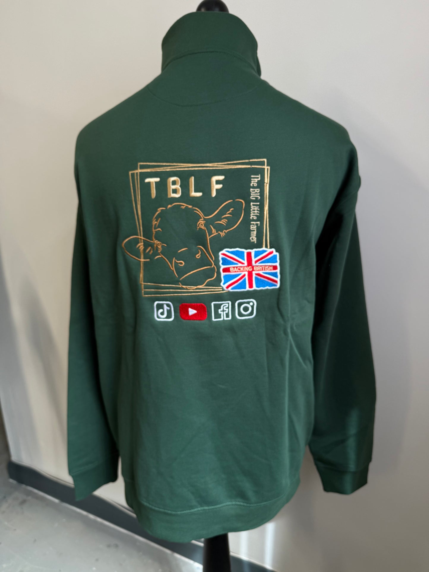 TBLF Zip Neck Sweatshirt