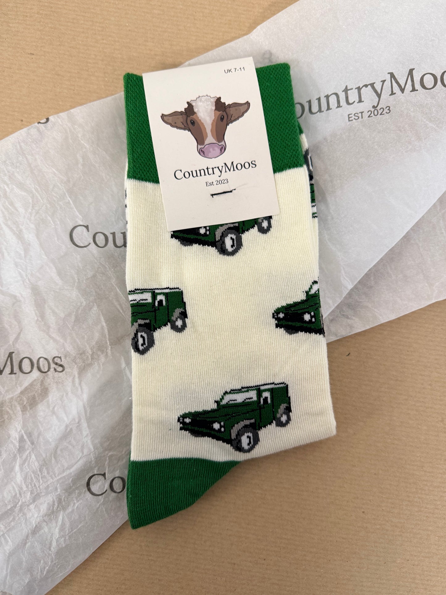 CountryMoos Socks - Size 7-11