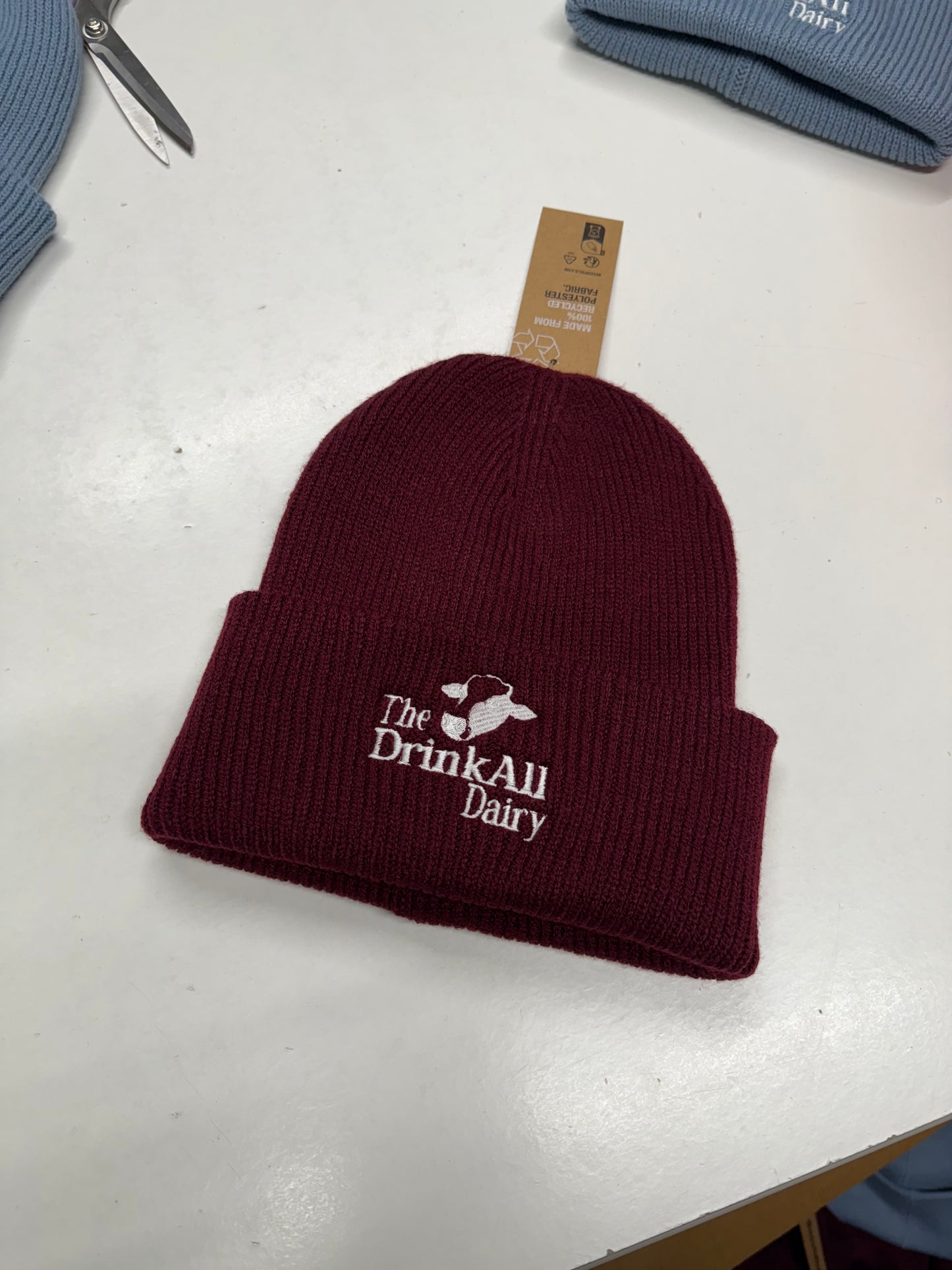 The DrinkAll Dairy - The GRAFTER BEANIE - Burgundy