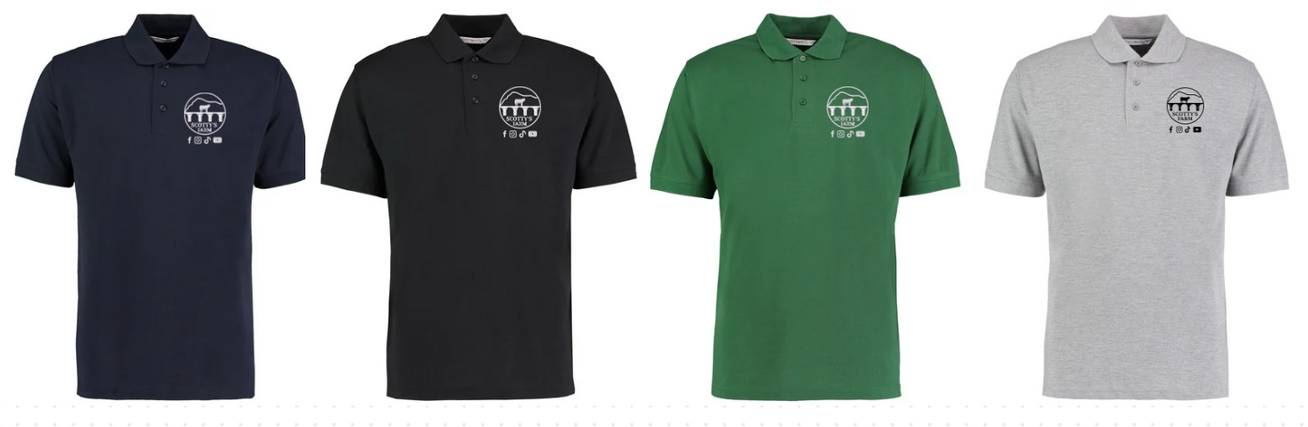 Scotty's Farm Green Polo Shirt