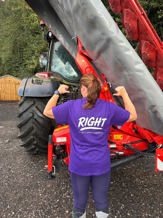 MTF&F - The Right Purple Tshirt (adult)