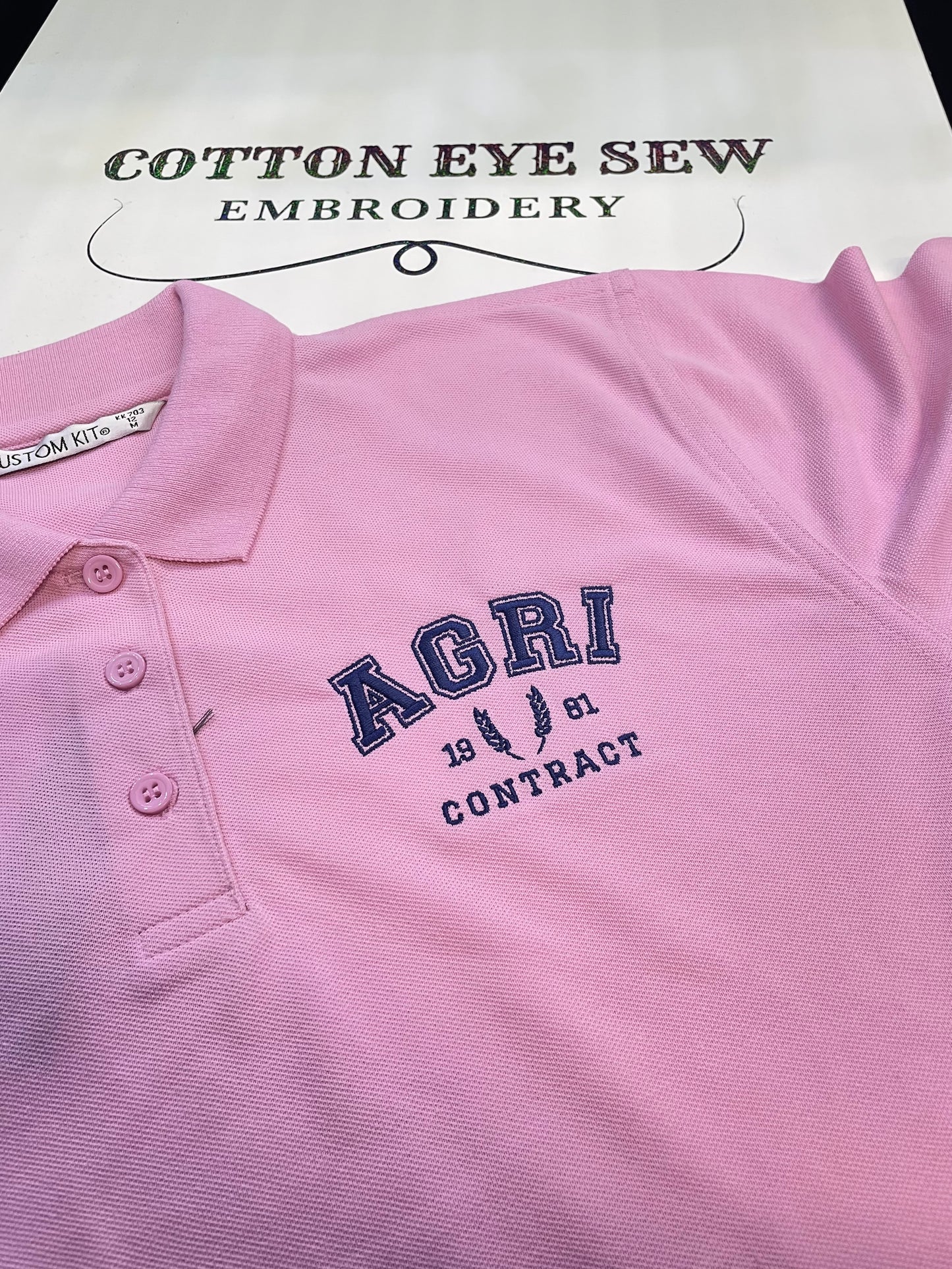 Agri Contract - Ladies Polo - Pink