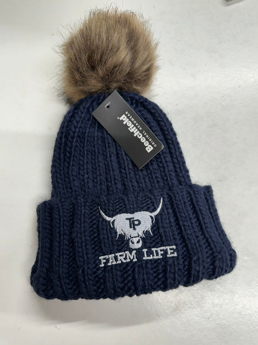 TP Chunky Bobble Hat - Navy