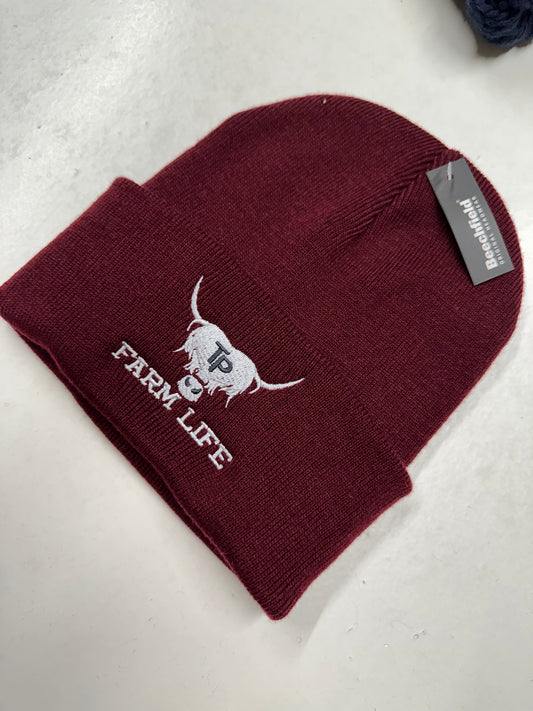 TP Beanie - Burgundy