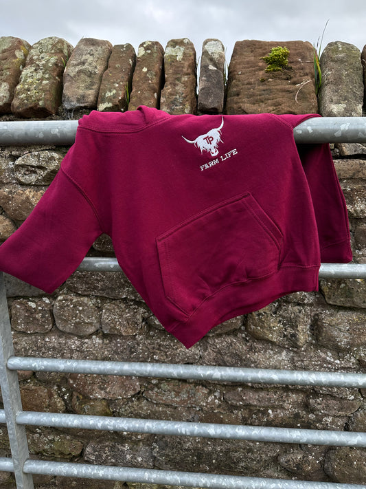 TP Children's Hoodie - Burgundy