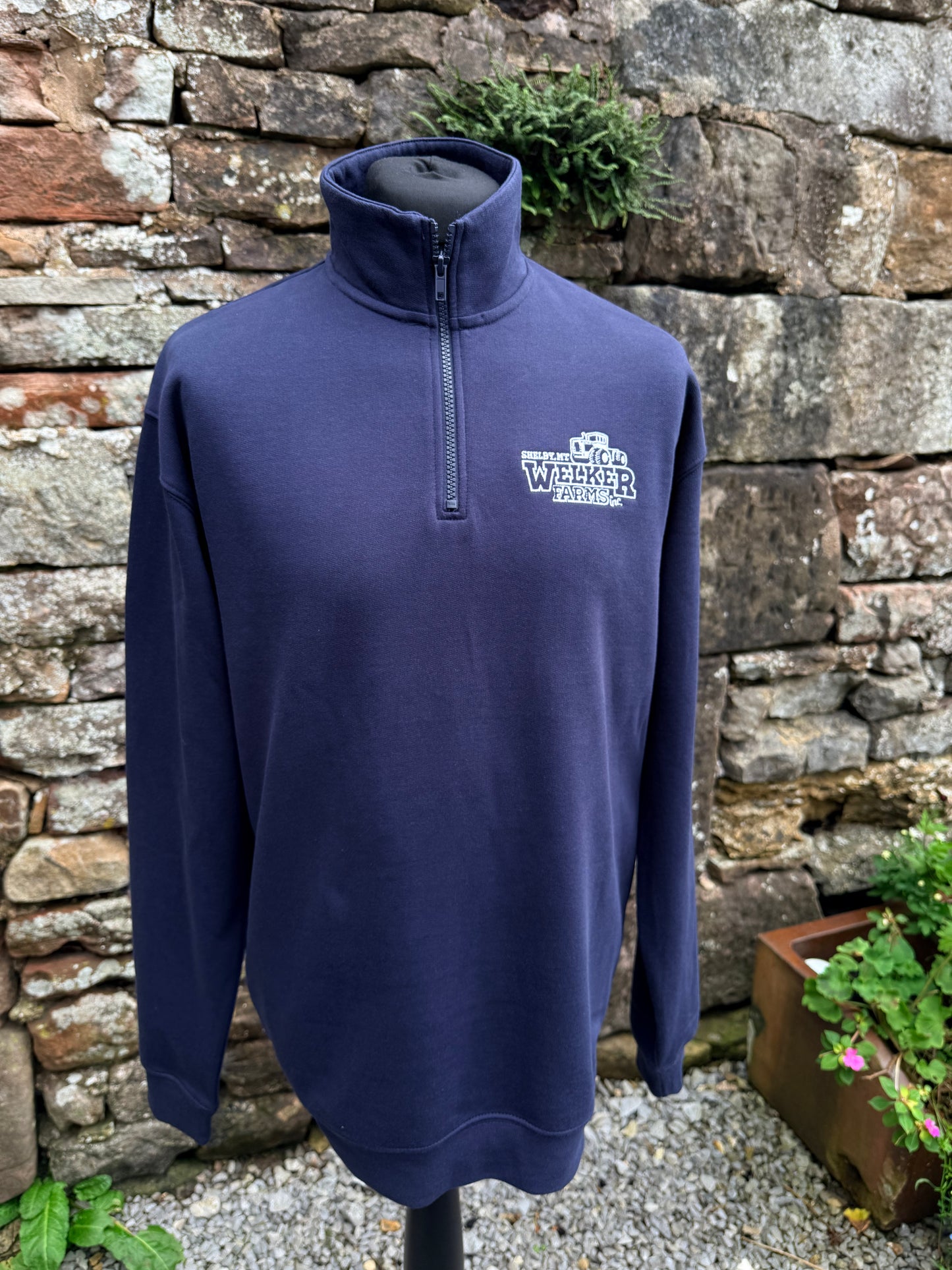 Welker Farms Zip Neck Sweatshirt