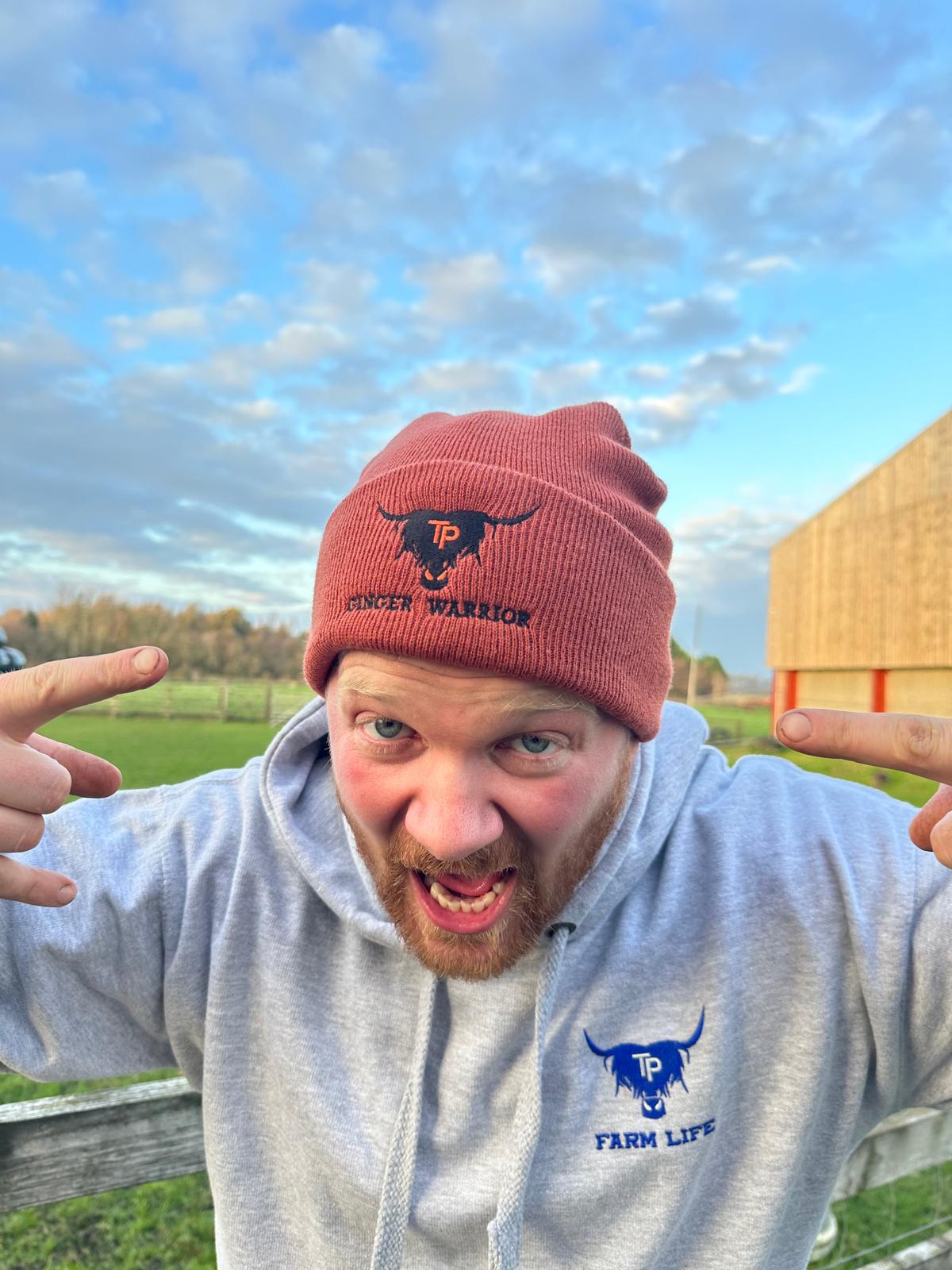 NEW Ginger Warrior Rust Beanie