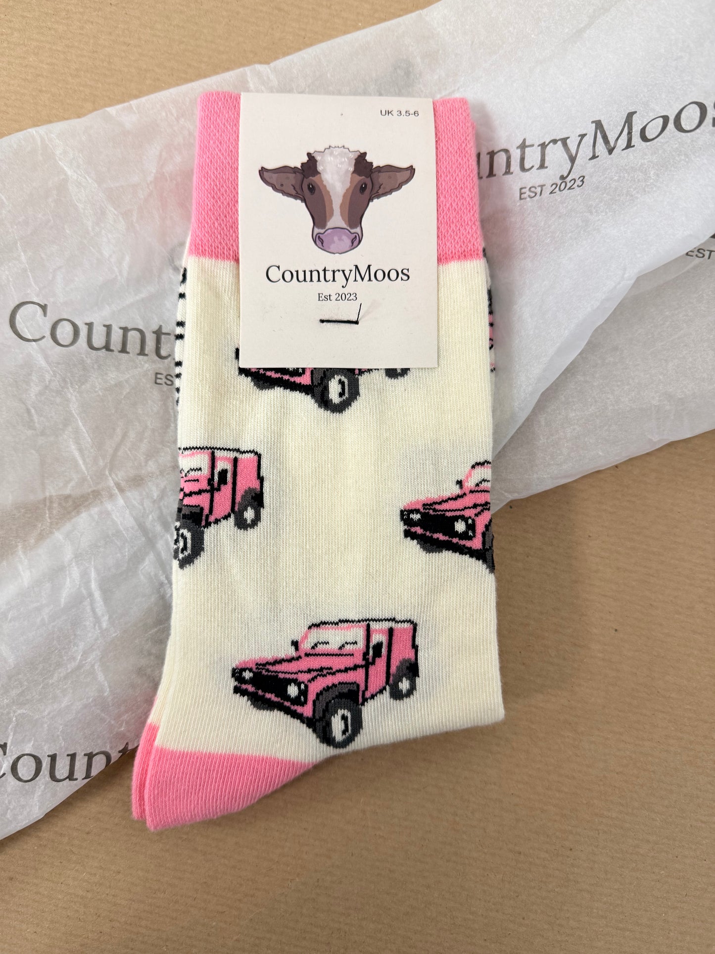 CountryMoos Socks - Size 3.5-6