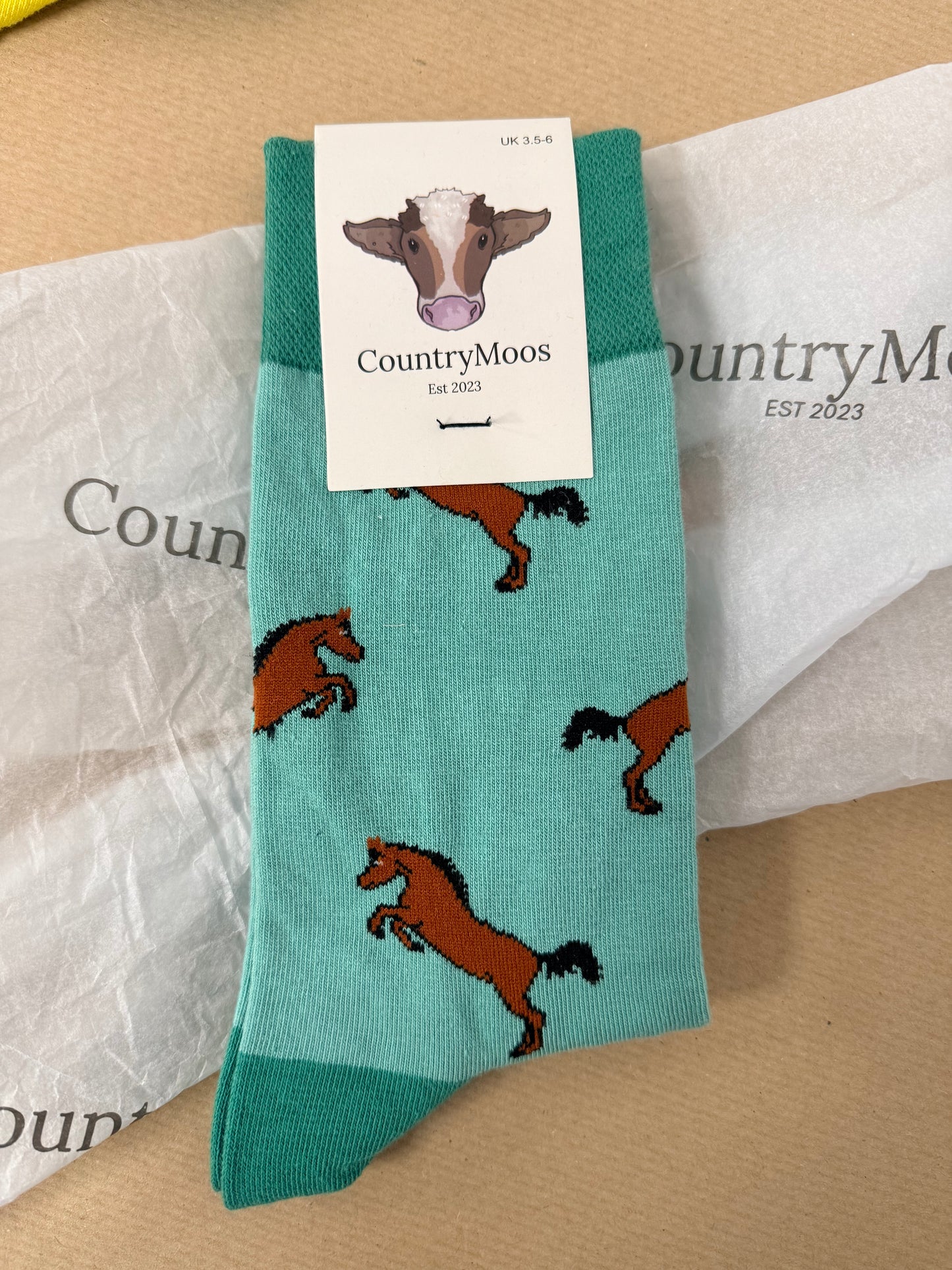 CountryMoos Socks - Size 3.5-6