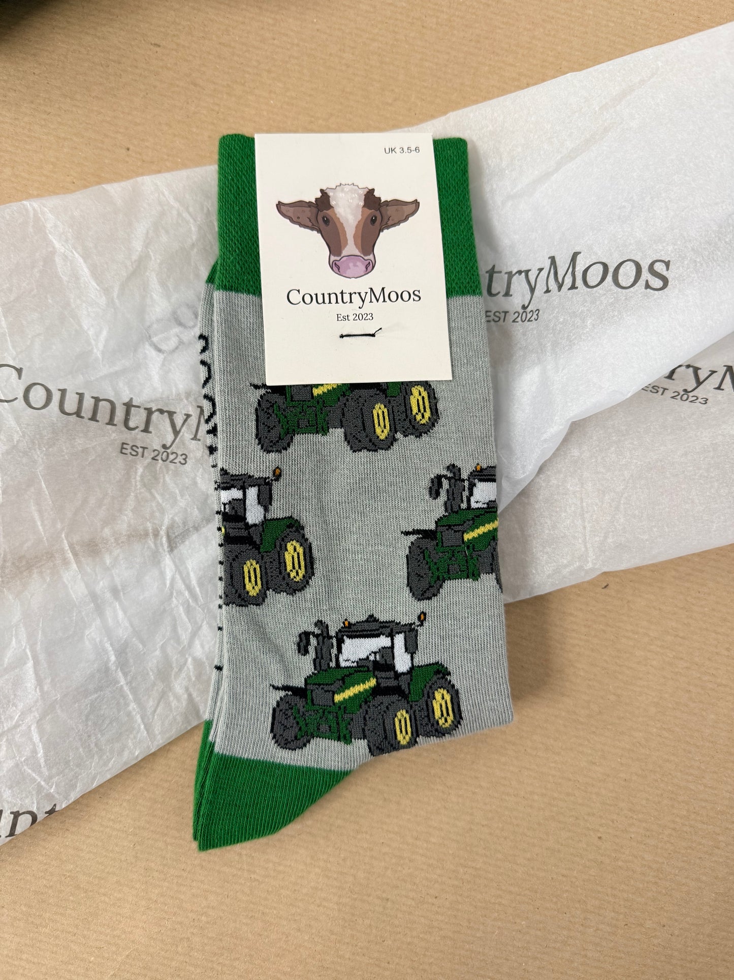 CountryMoos Socks - Size 3.5-6