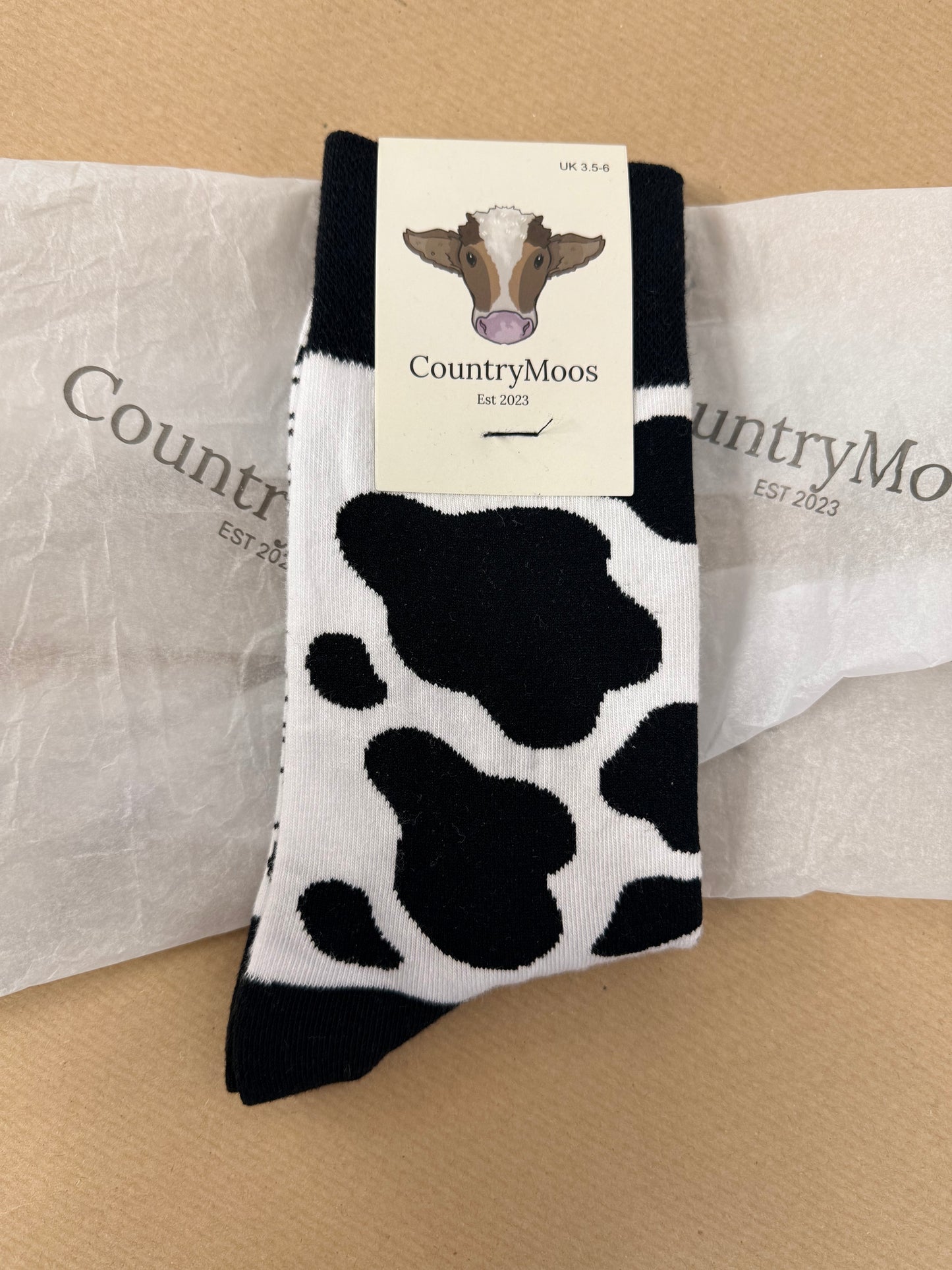 CountryMoos Socks - Size 3.5-6
