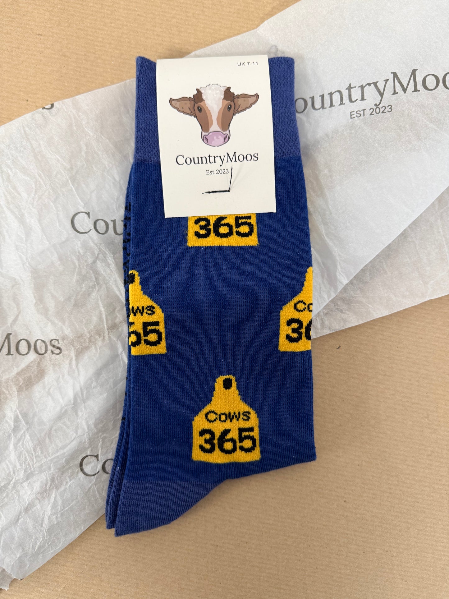 CountryMoos Socks - Size 7-11