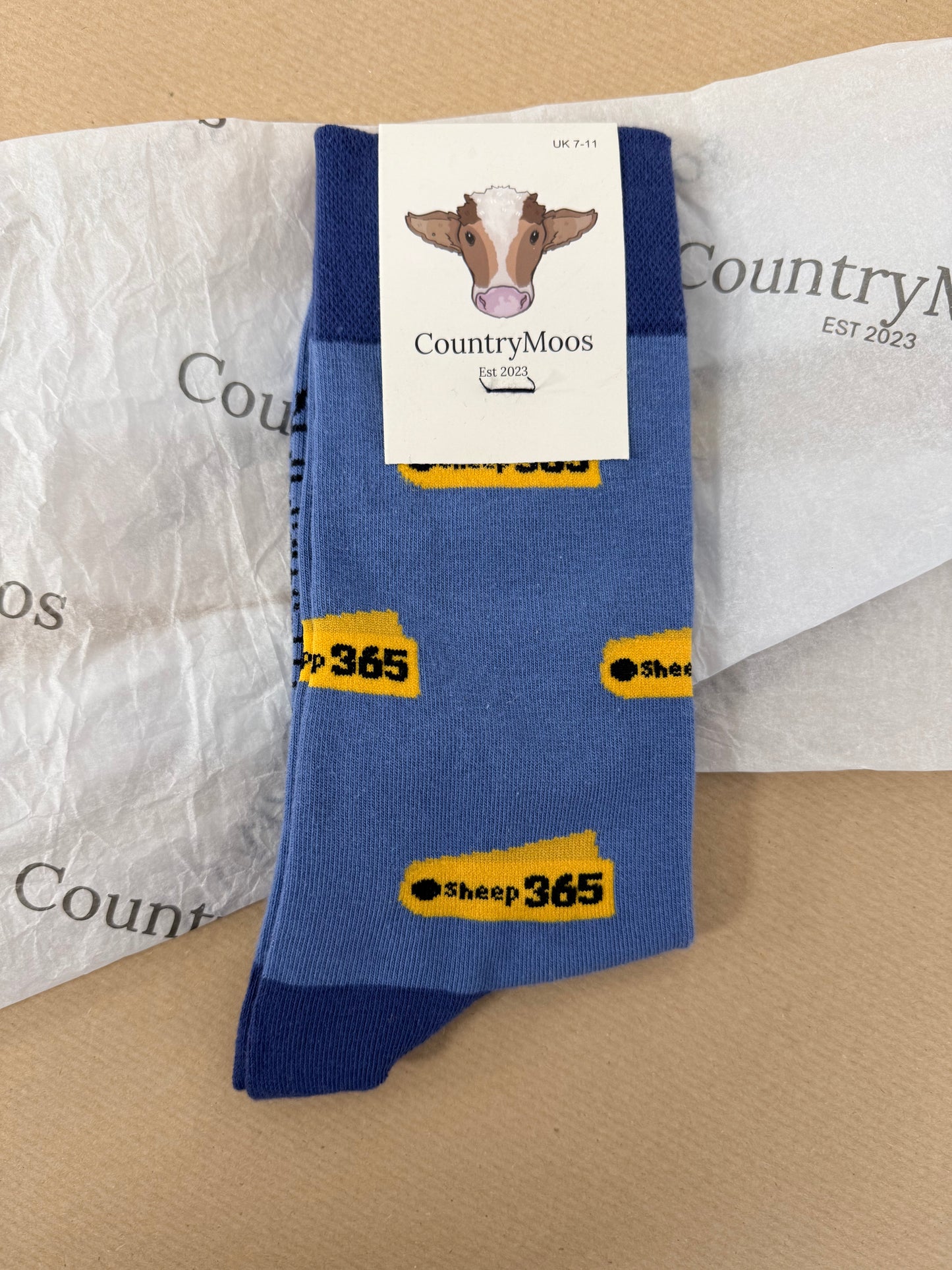 CountryMoos Socks - Size 7-11