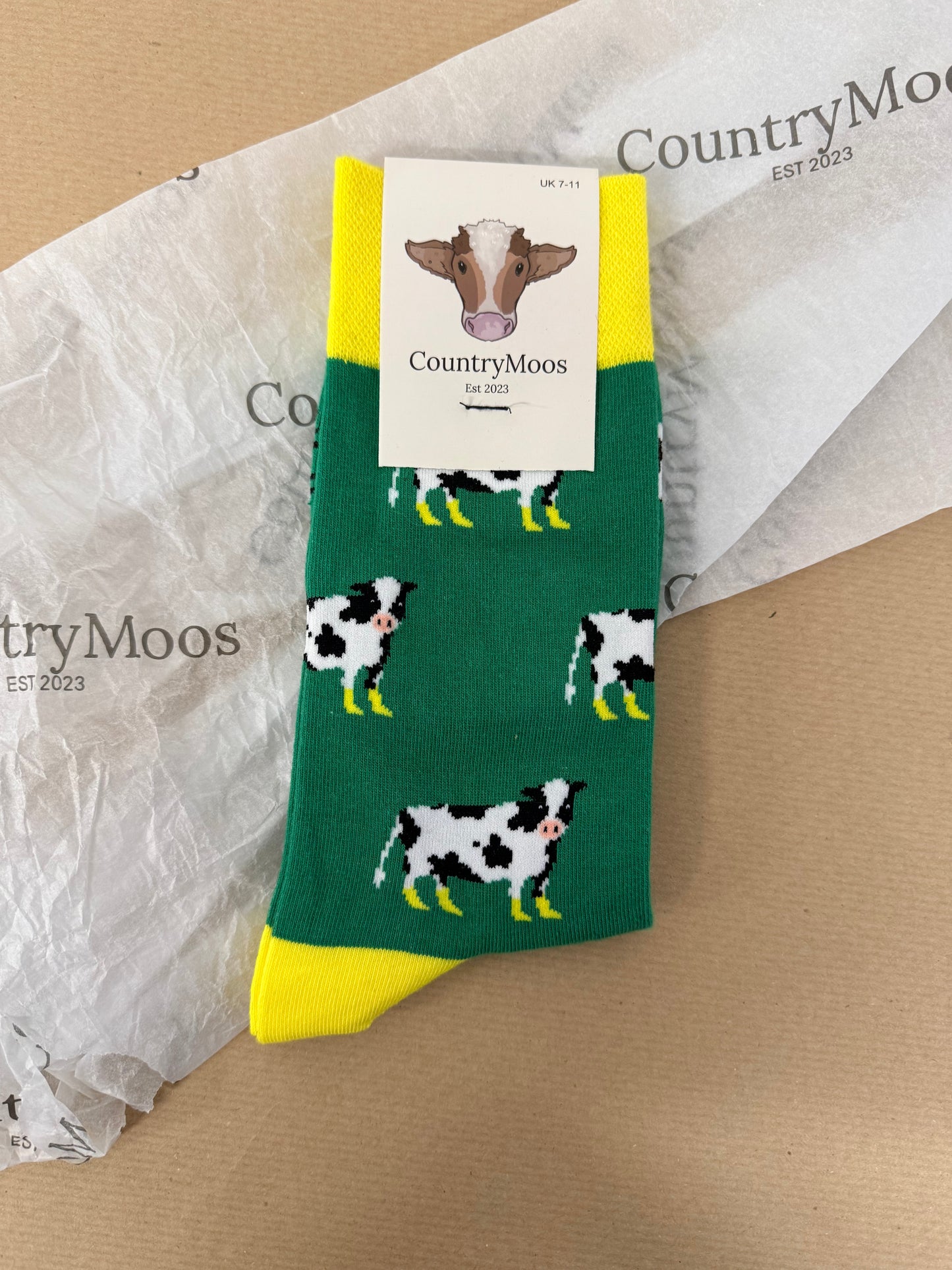 CountryMoos Socks - Size 7-11