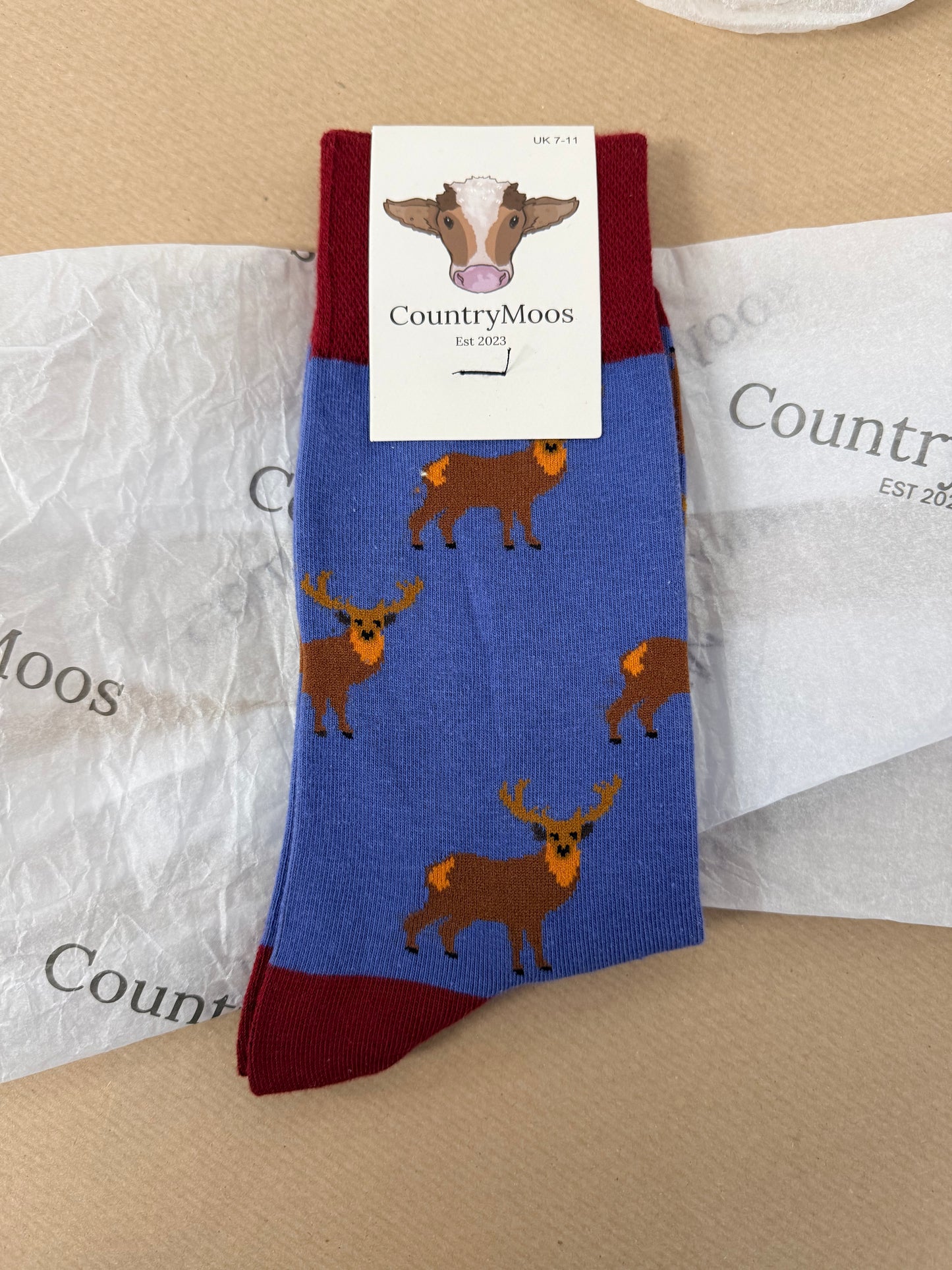 CountryMoos Socks - Size 7-11