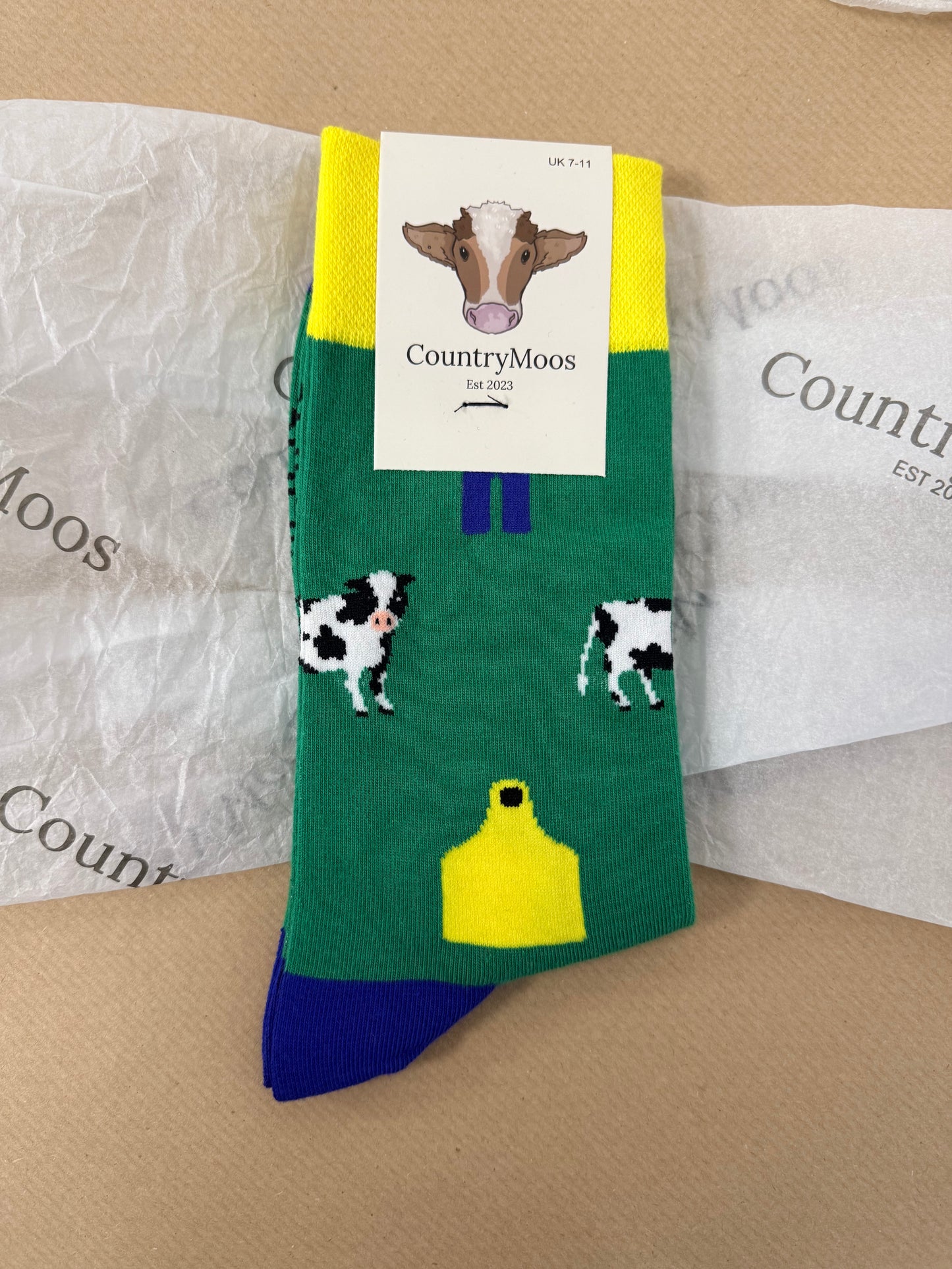 CountryMoos Socks - Size 7-11