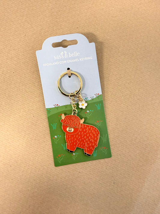 Country Key Rings by Sass & Belle