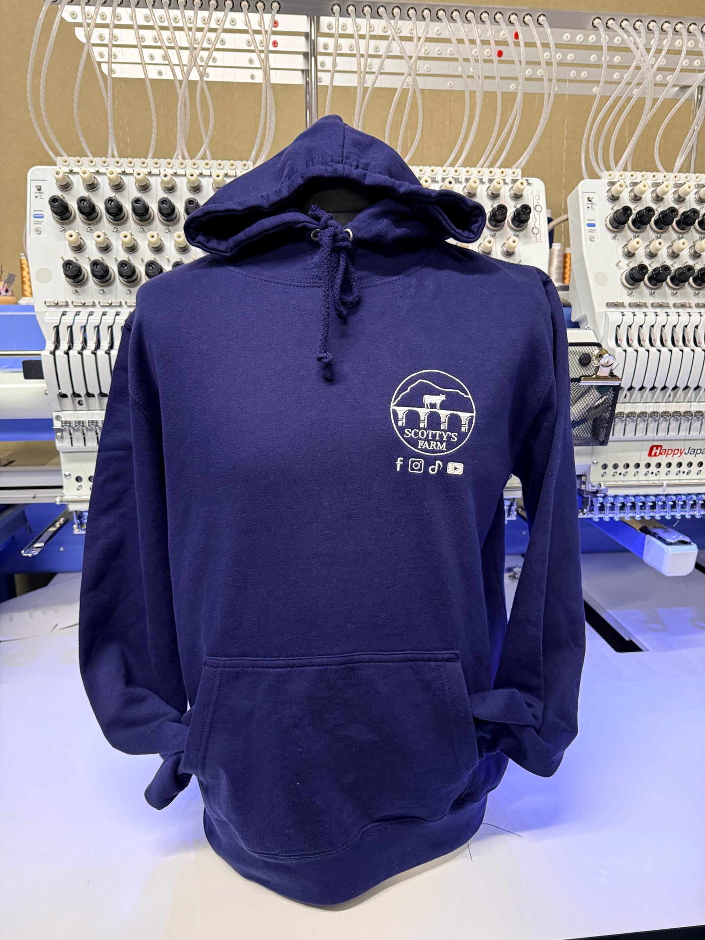 Scotty's Farm - Original Hoodie - Navy