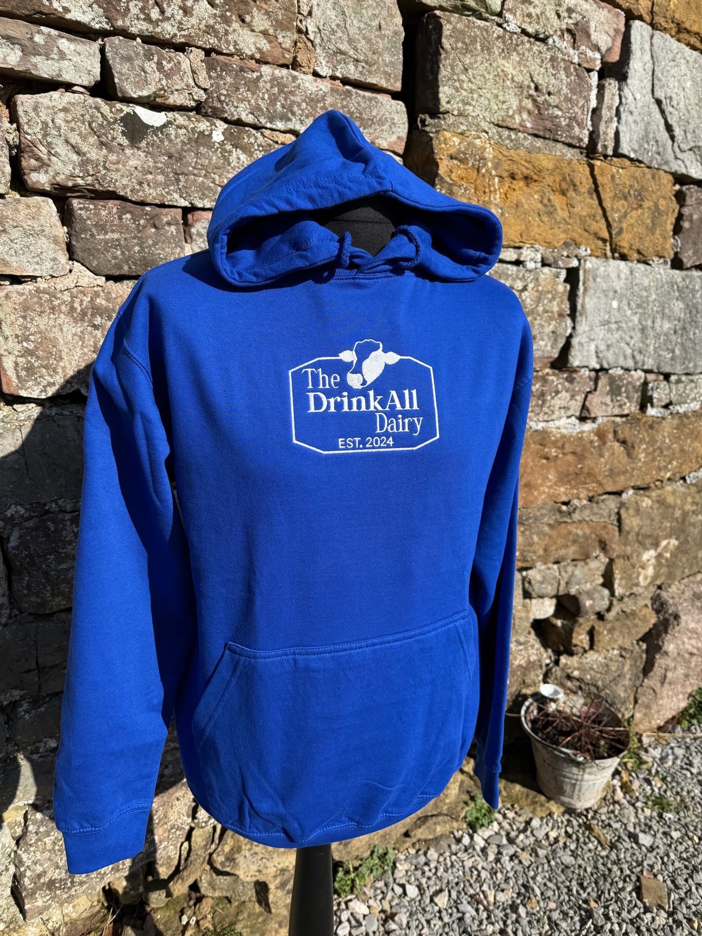 The DrinkAll Dairy - The ORIGINAL HOODIE - Merlin Blue