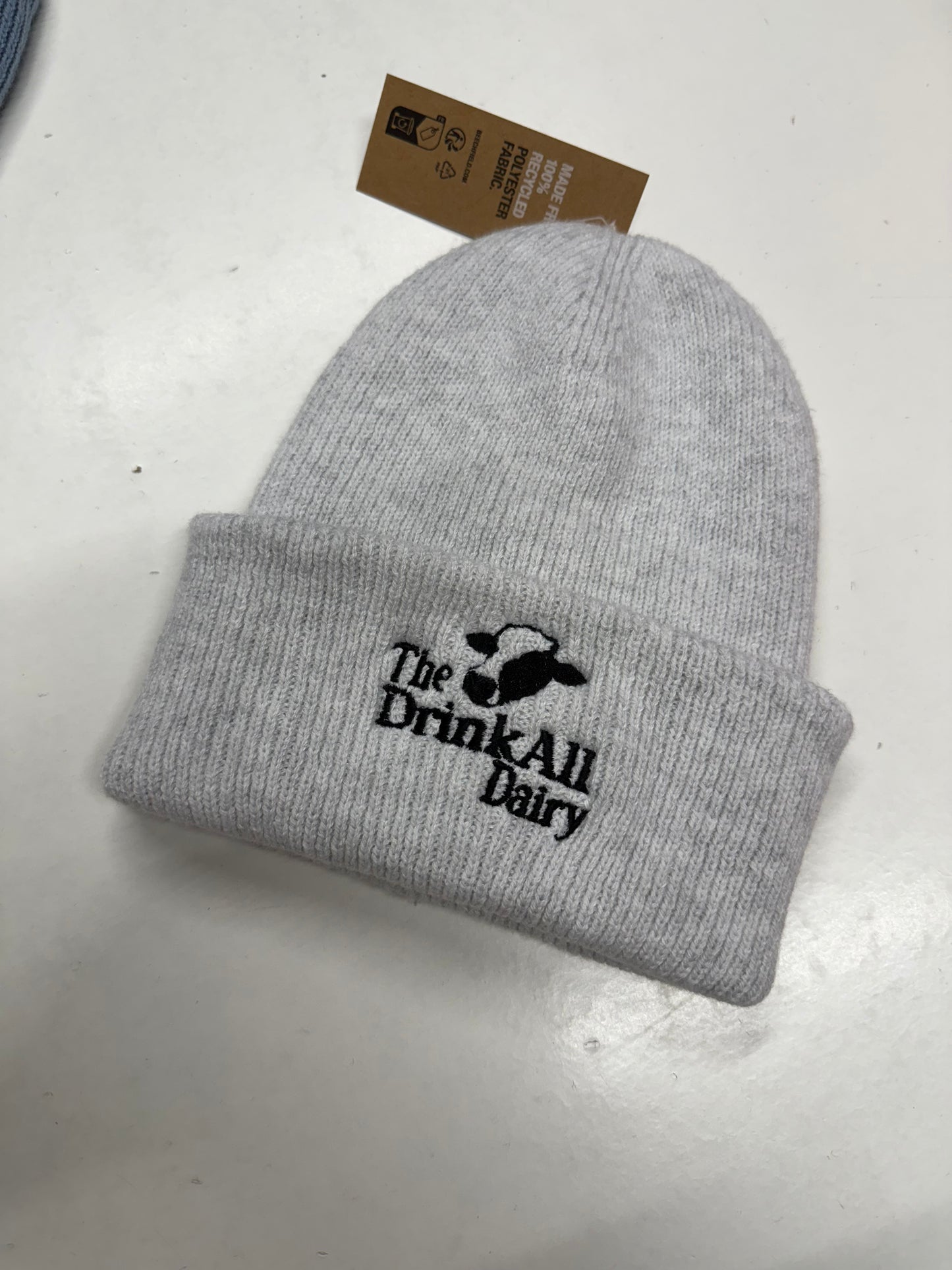 The DrinkAll Dairy - The GRAFTER BEANIE - white