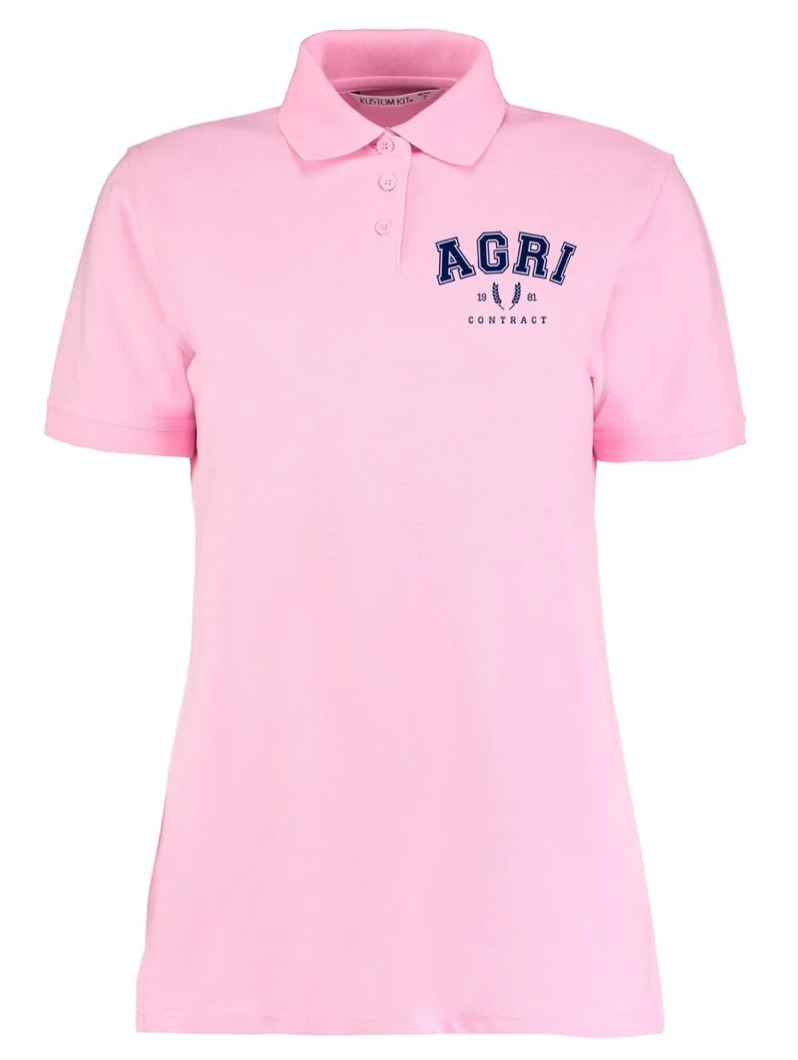 Agri Contract - Ladies Polo - Pink