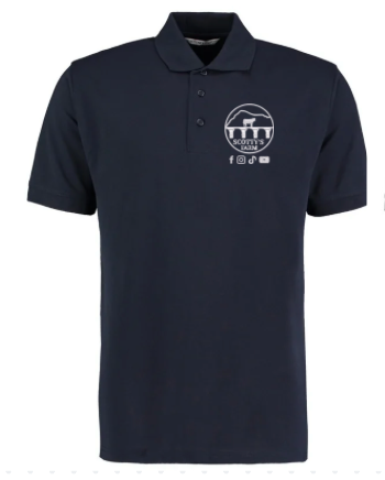 Scotty's Farm Navy Polo Shirt